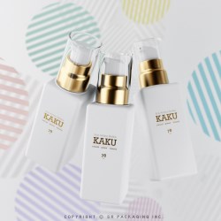 KAKU, the square design of 78 ml Eco Airless Bottle